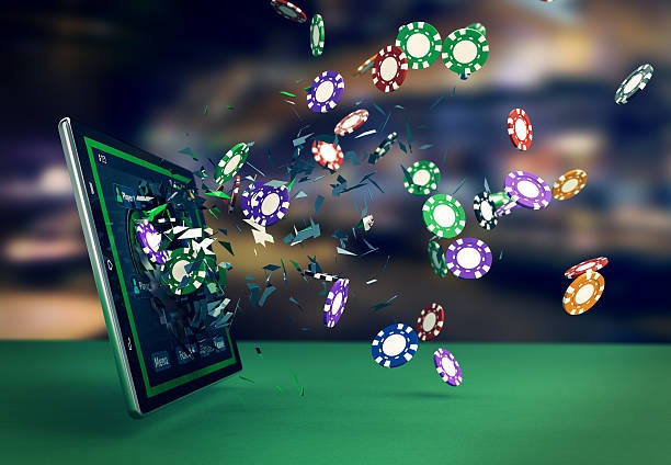 Betting interface showing chip selection and stake input